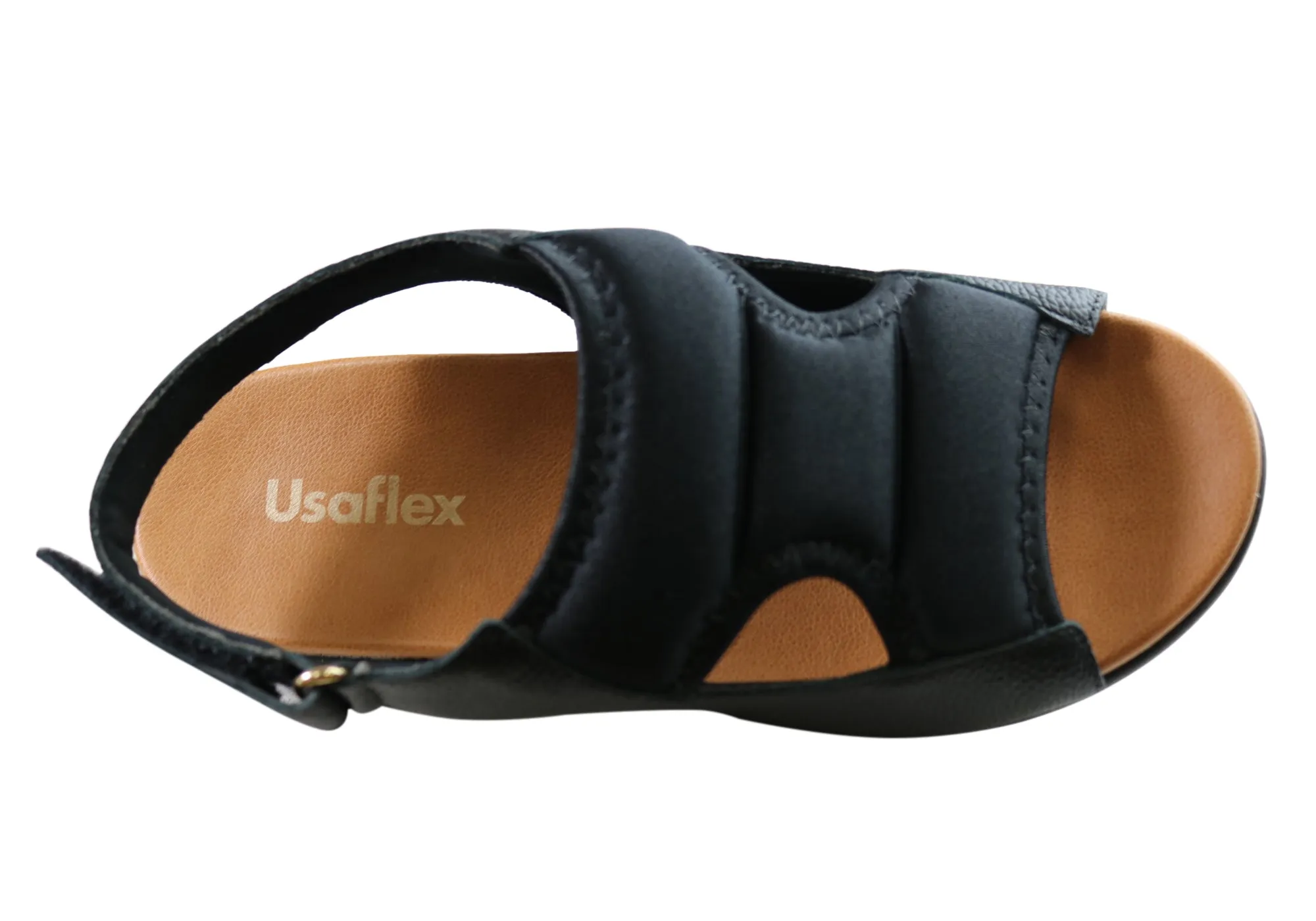 Usaflex Eloise Womens Comfortable Leather Sandals Made In Brazil Usaflex Shoes