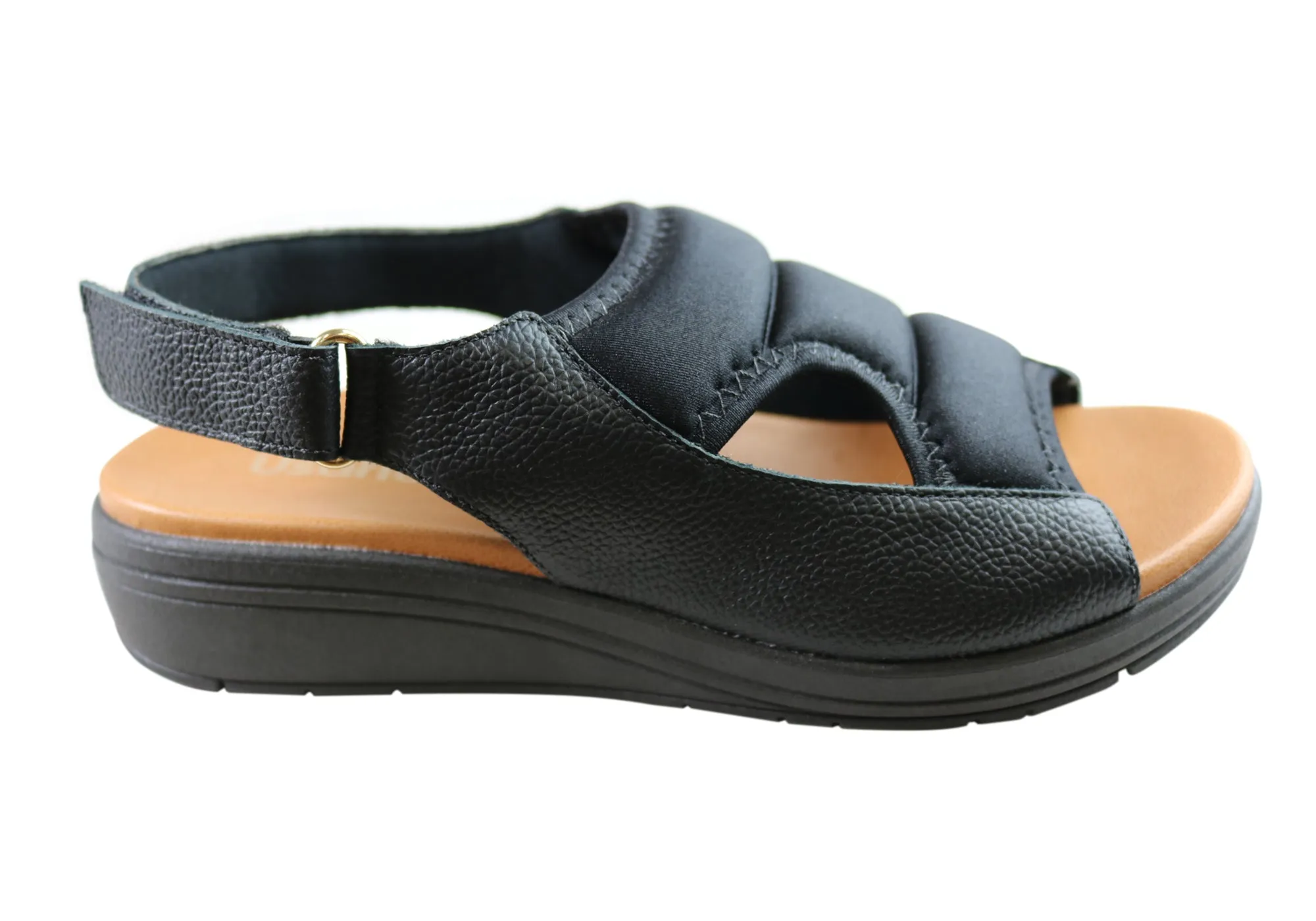 Usaflex Eloise Womens Comfortable Leather Sandals Made In Brazil Usaflex Shoes