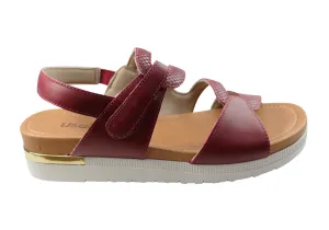 Usaflex Satora Womens Comfortable Leather Sandals Made In Brazil Usaflex Shoes