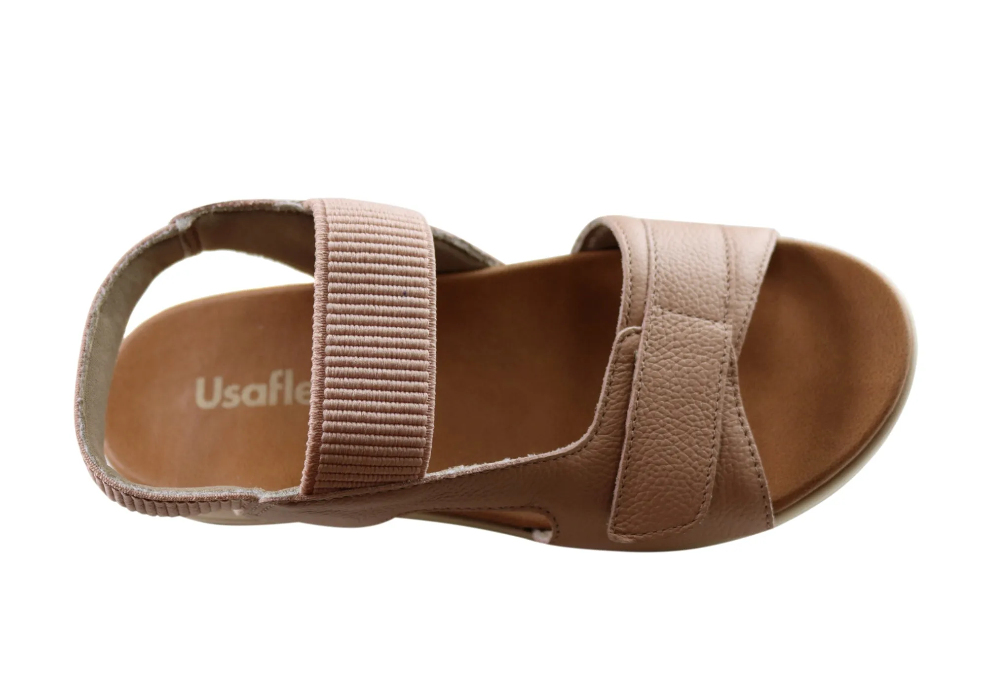 Usaflex Toka Womens Comfortable Leather Sandals Made In Brazil Usaflex Shoes