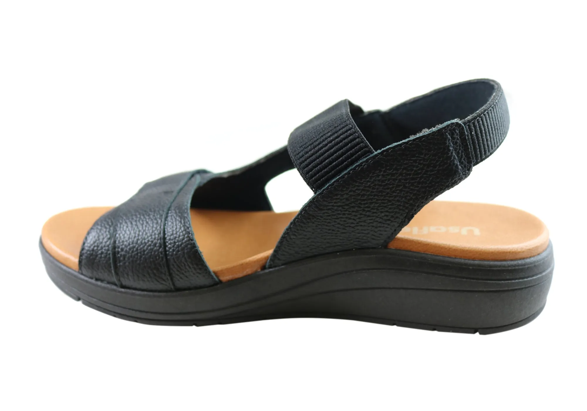 Usaflex Toka Womens Comfortable Leather Sandals Made In Brazil Usaflex Shoes