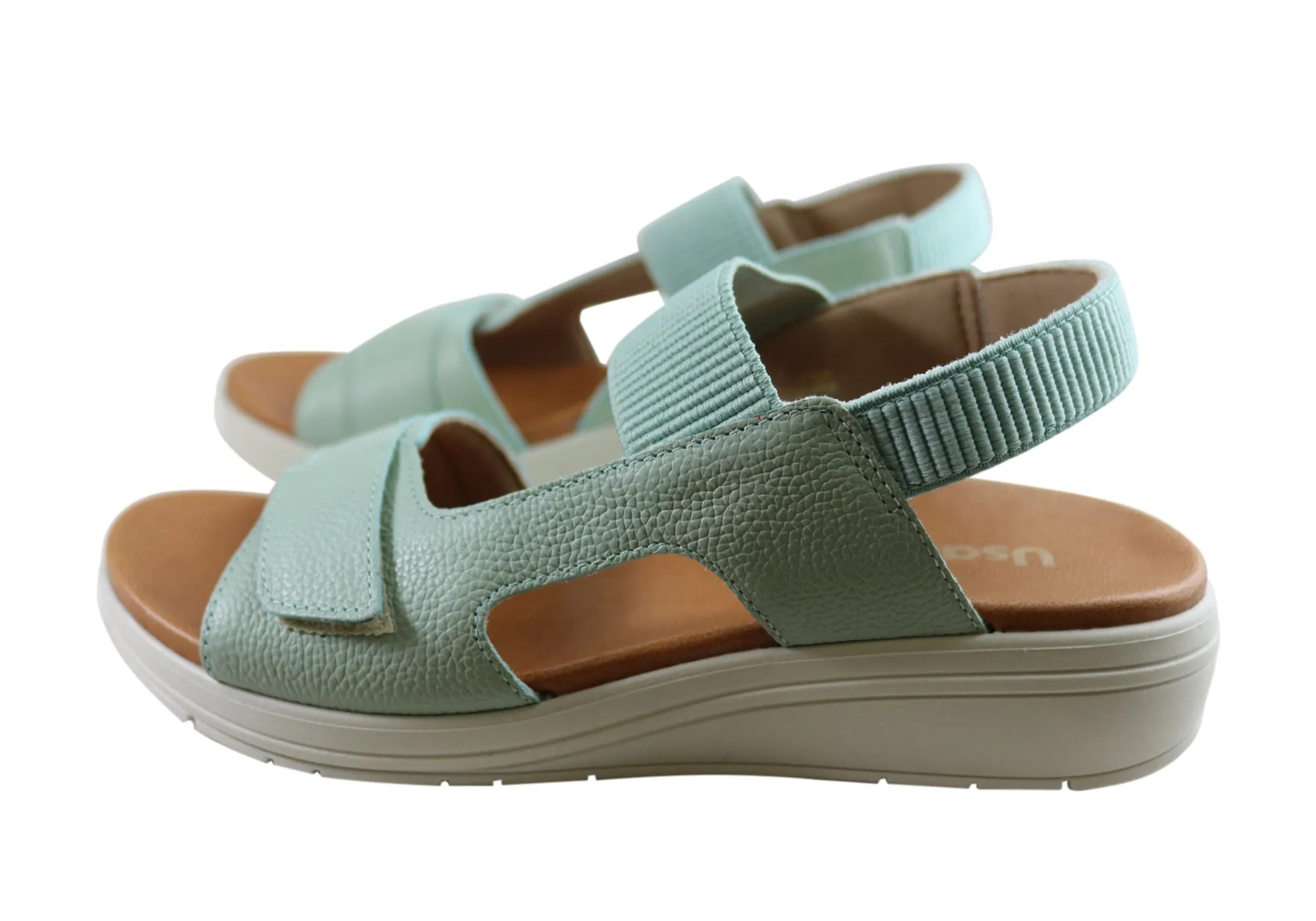 Usaflex Toka Womens Comfortable Leather Sandals Made In Brazil Usaflex Shoes