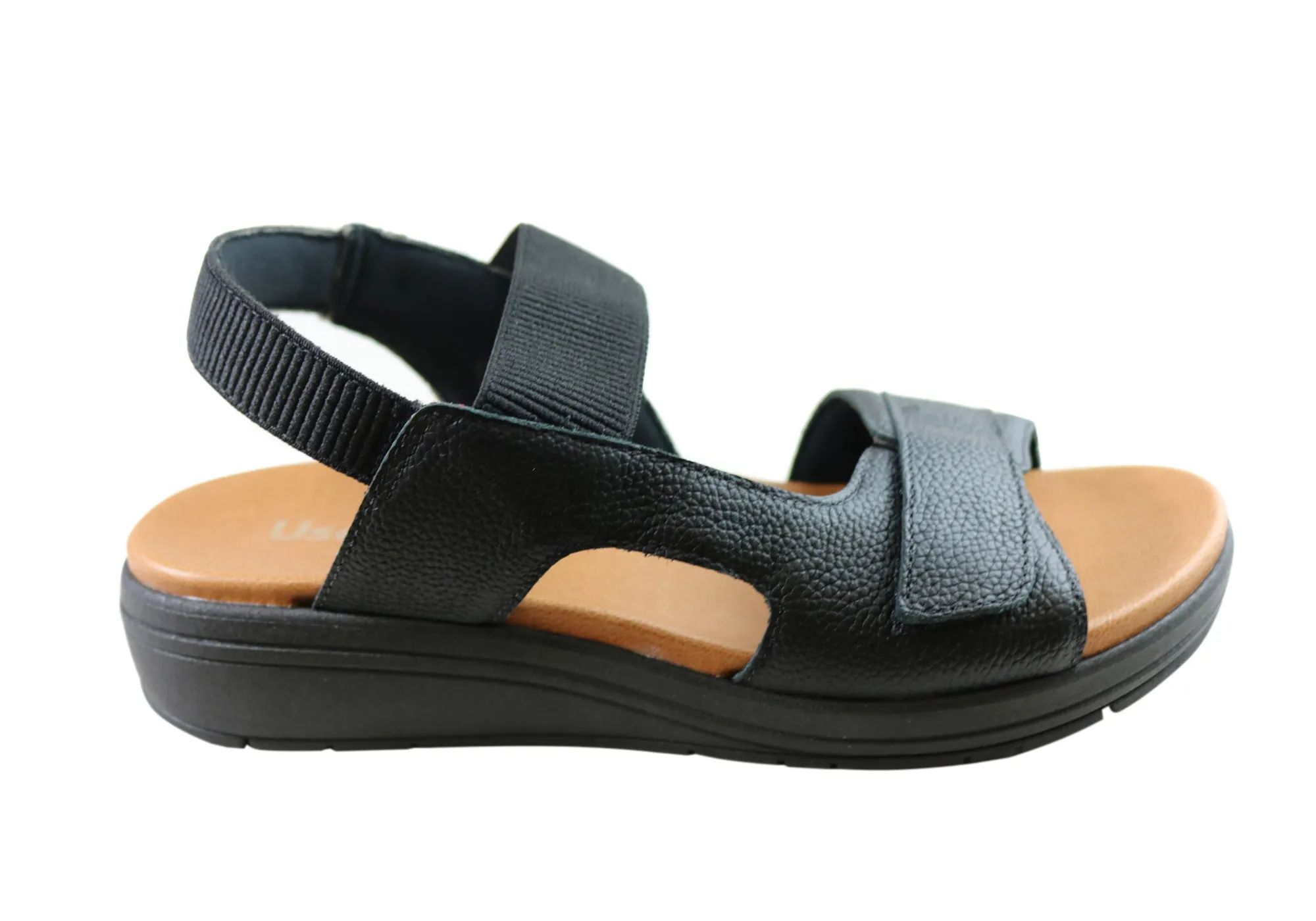 Usaflex Toka Womens Comfortable Leather Sandals Made In Brazil Usaflex Shoes
