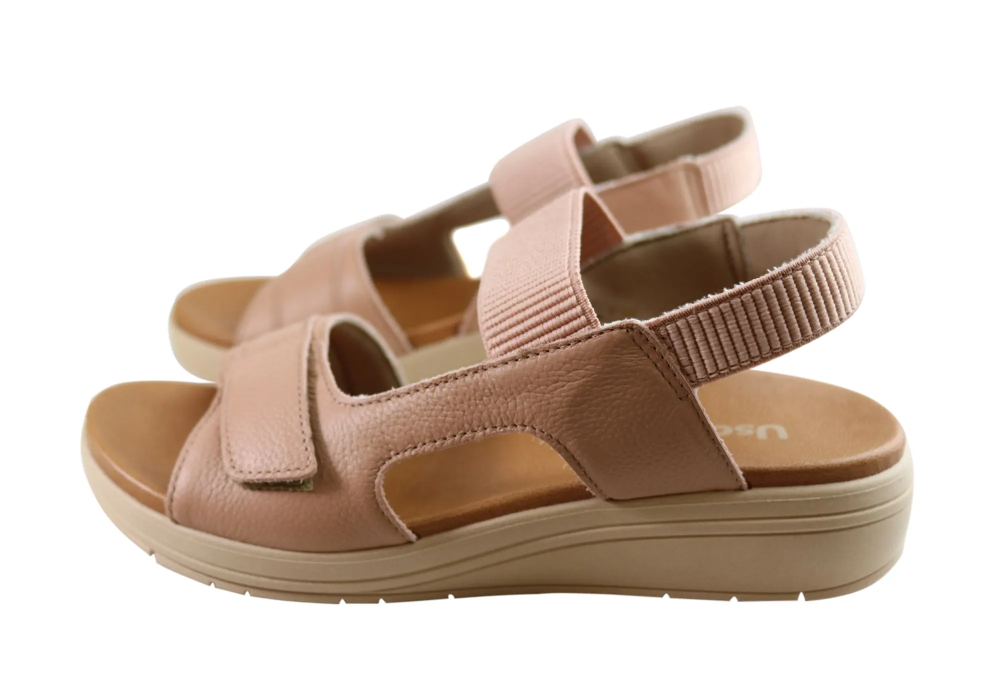 Usaflex Toka Womens Comfortable Leather Sandals Made In Brazil Usaflex Shoes