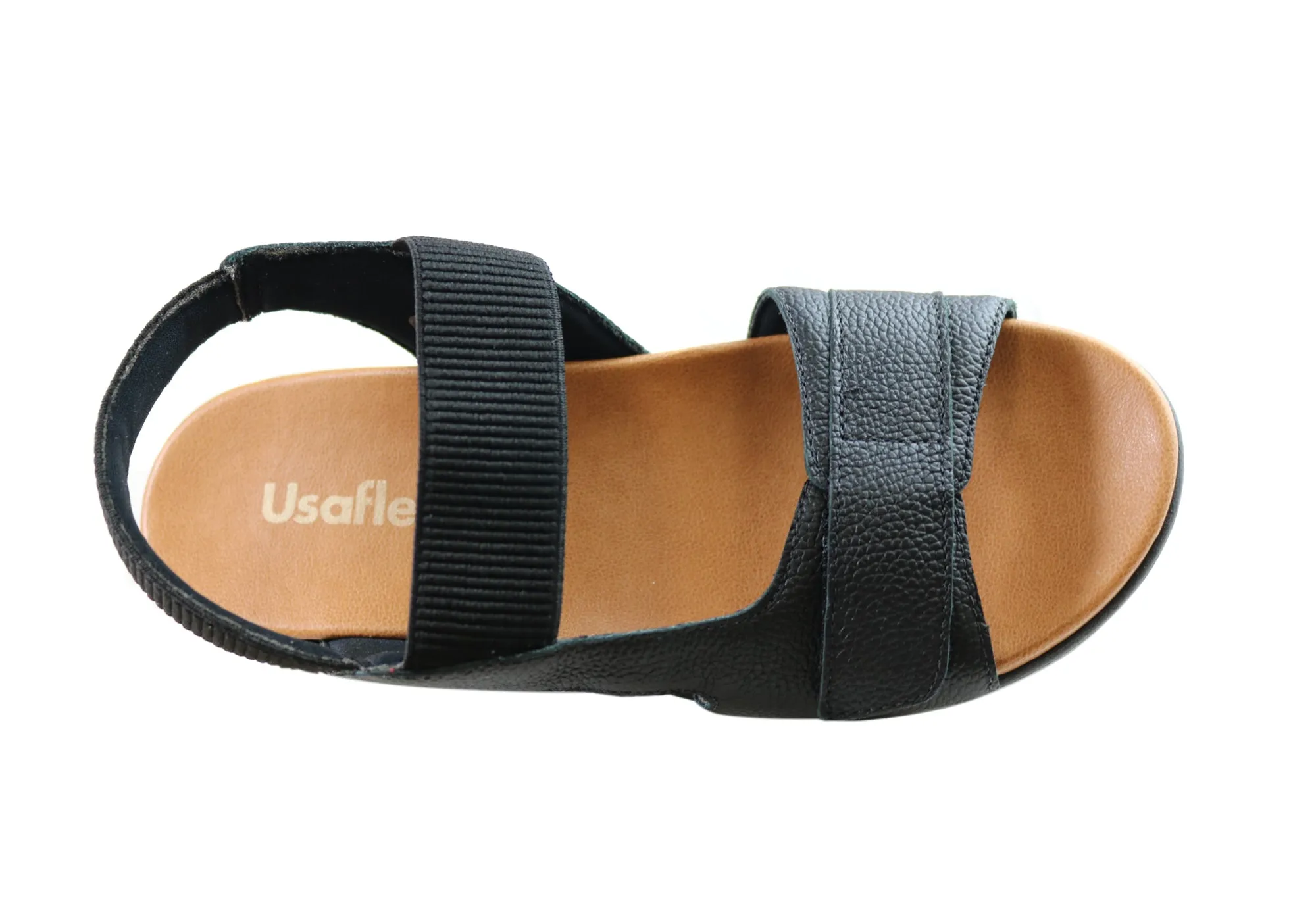 Usaflex Toka Womens Comfortable Leather Sandals Made In Brazil Usaflex Shoes