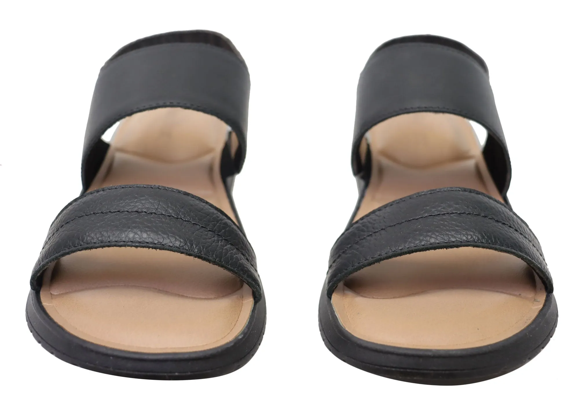 Usaflex Villa Womens Comfortable Leather Sandals Made In Brazil Usaflex Shoes