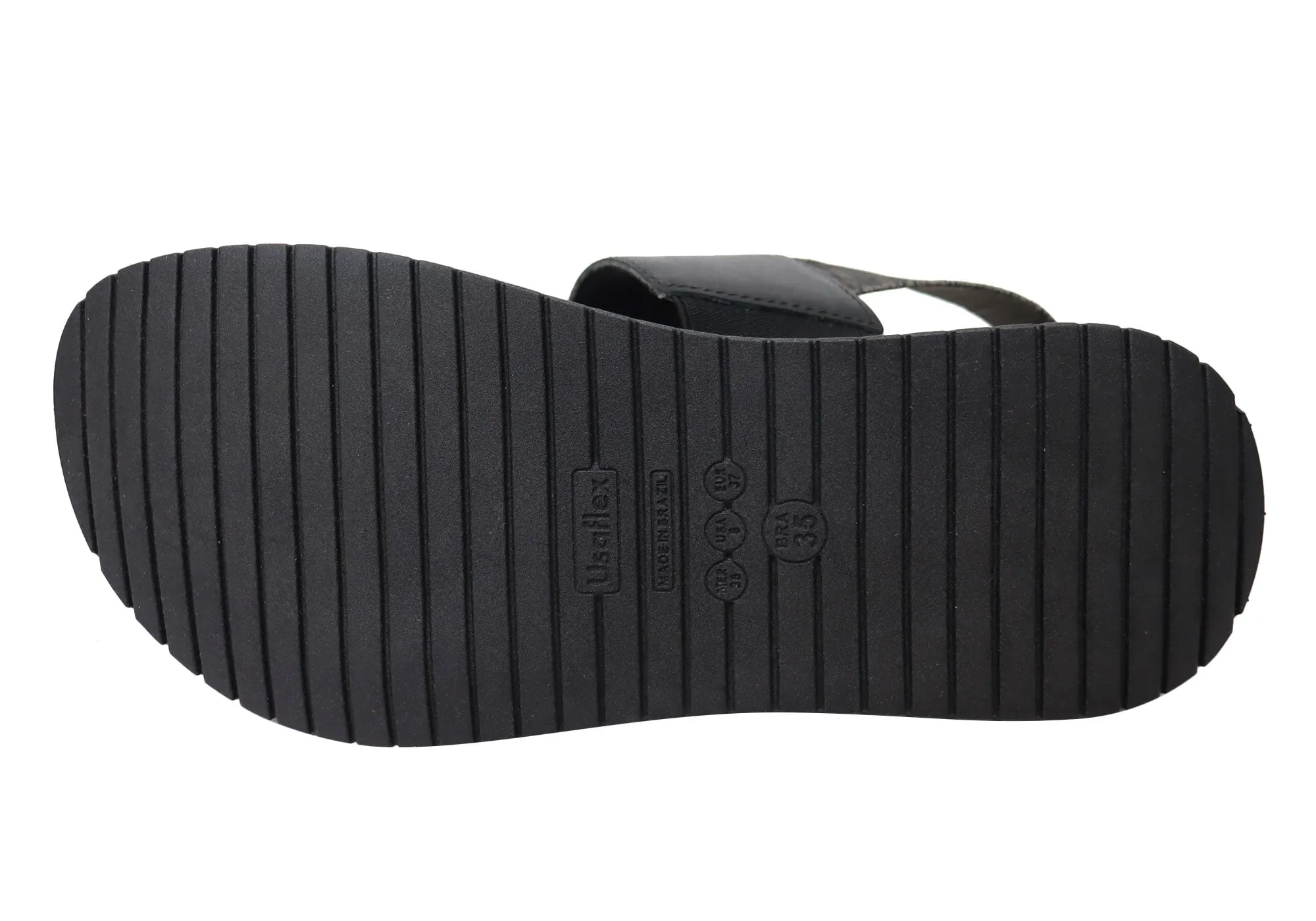 Usaflex Villa Womens Comfortable Leather Sandals Made In Brazil Usaflex Shoes