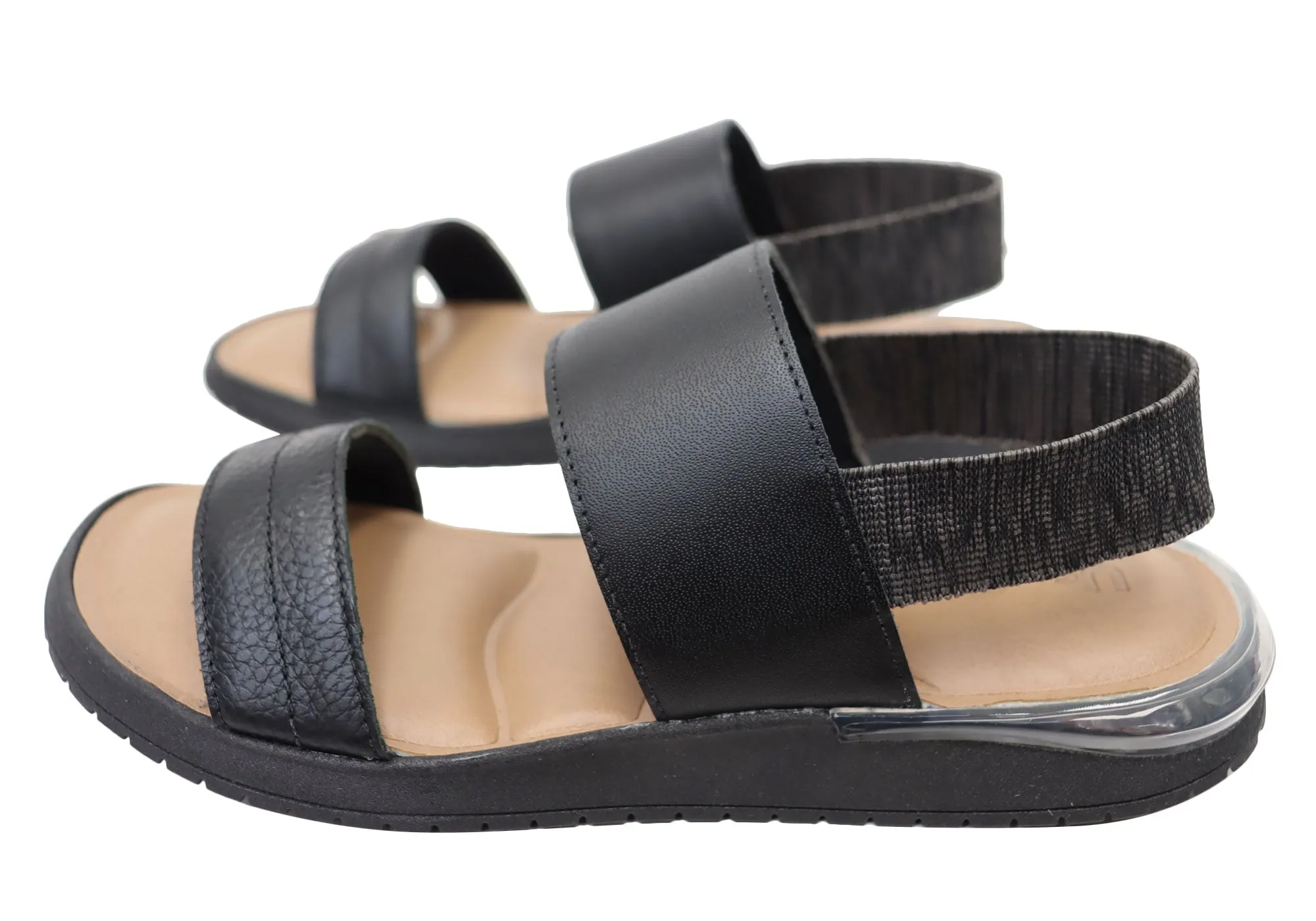 Usaflex Villa Womens Comfortable Leather Sandals Made In Brazil Usaflex Shoes