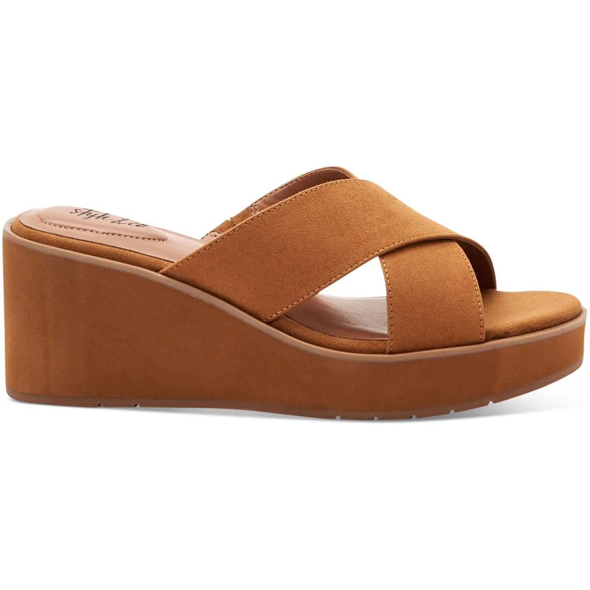 Valtcho Womens Comfort Insole Strappy Wedge Heels