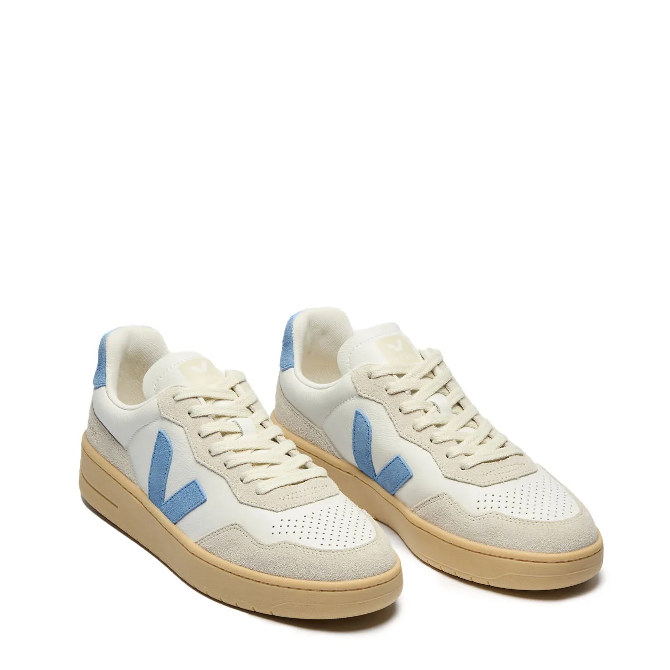 Veja Womens V-90 Extra-White / Aqua / Natural