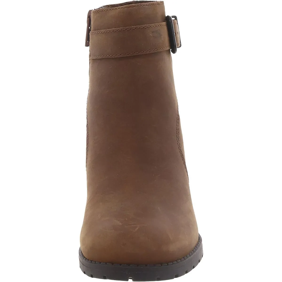 Verona Lark Womens Leather Zip Up Ankle Boots