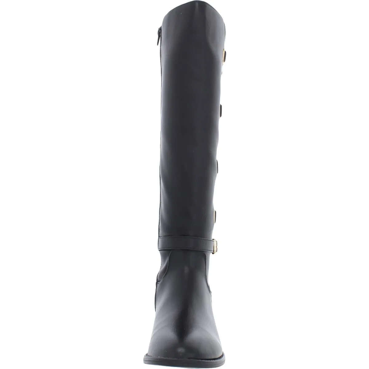 Veronika Womens Faux Leather Over-The-Knee Riding Boots