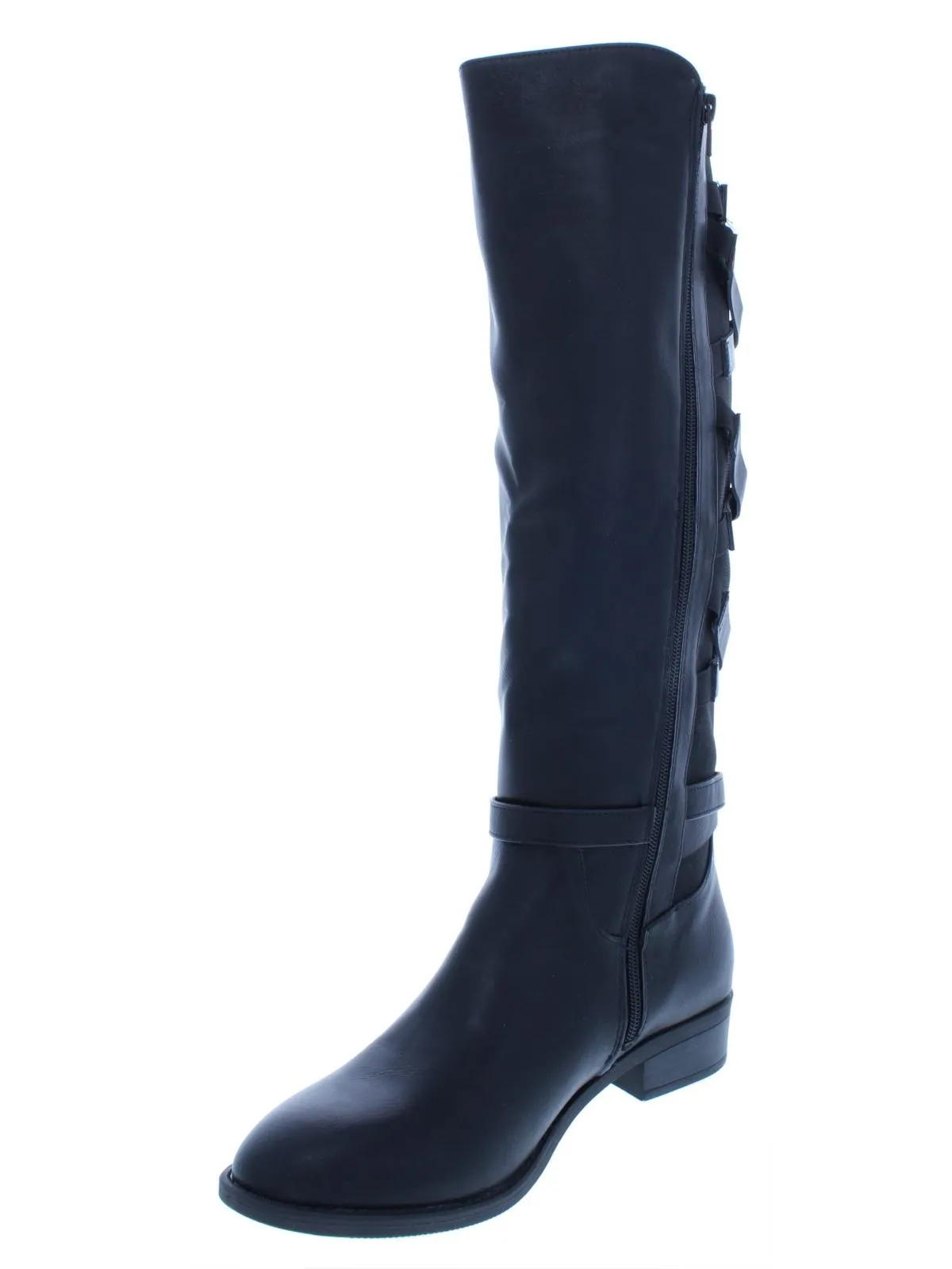 Veronika Womens Faux Leather Over-The-Knee Riding Boots