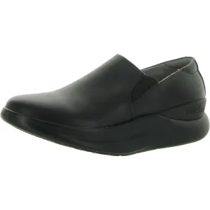Verve Womens Leather Comfort Insole Slip-On Sneakers