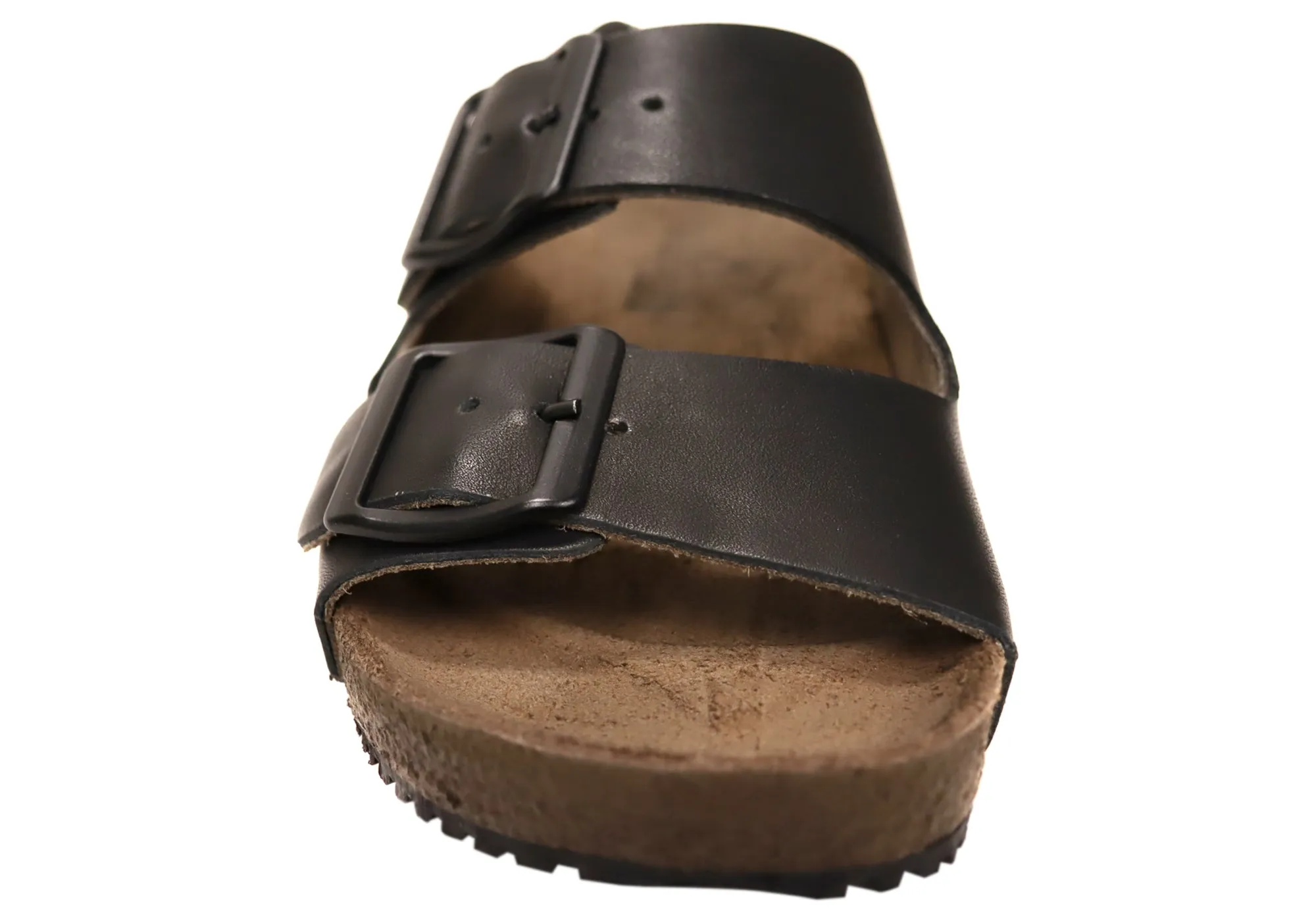Via Paula Hilda Womens Leather Comfort Slides Sandals Made in Brazil Via Paula Shoes