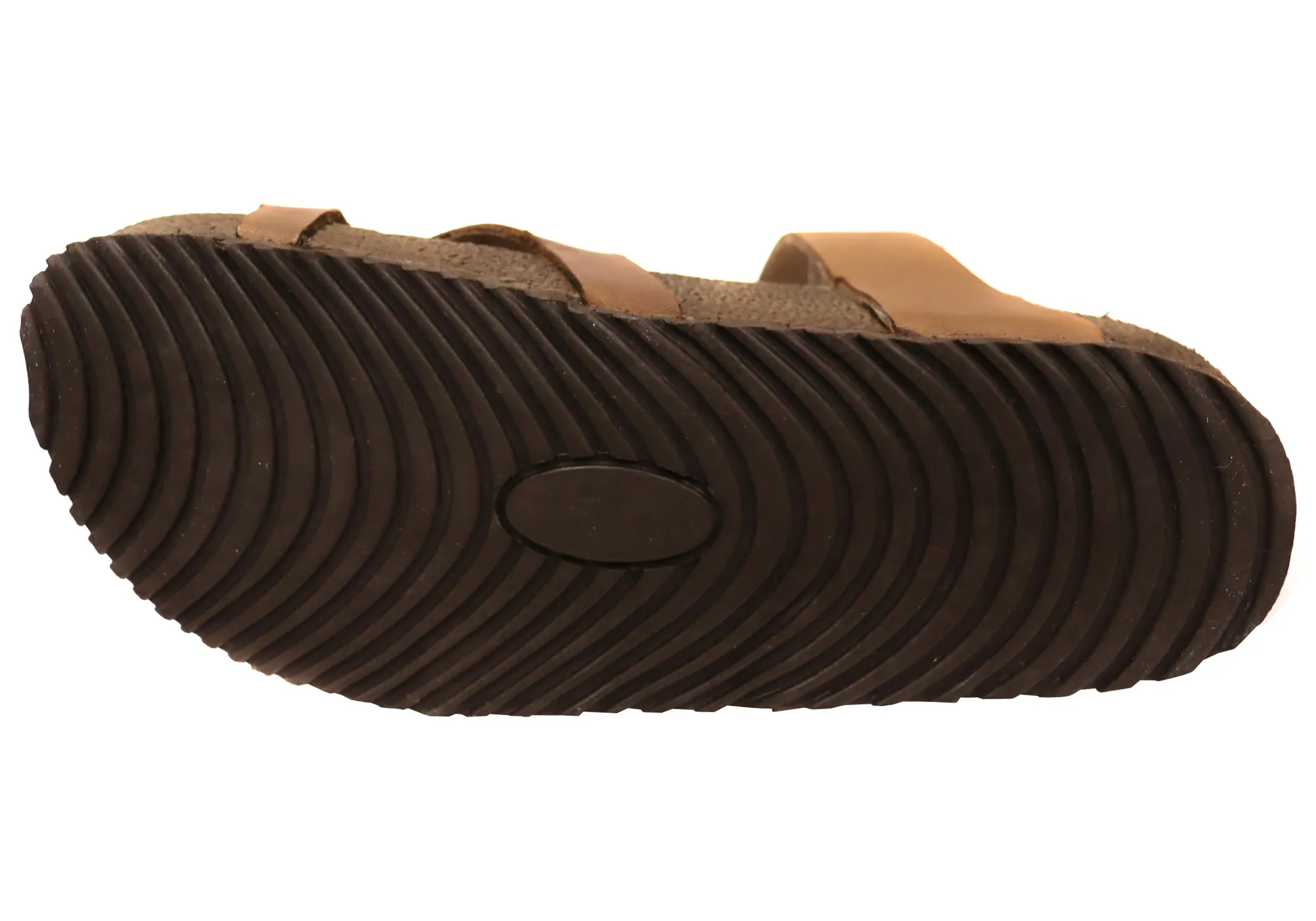 Via Paula Toto Womens Leather Comfort Thongs Sandals Made in Brazil Via Paula Shoes
