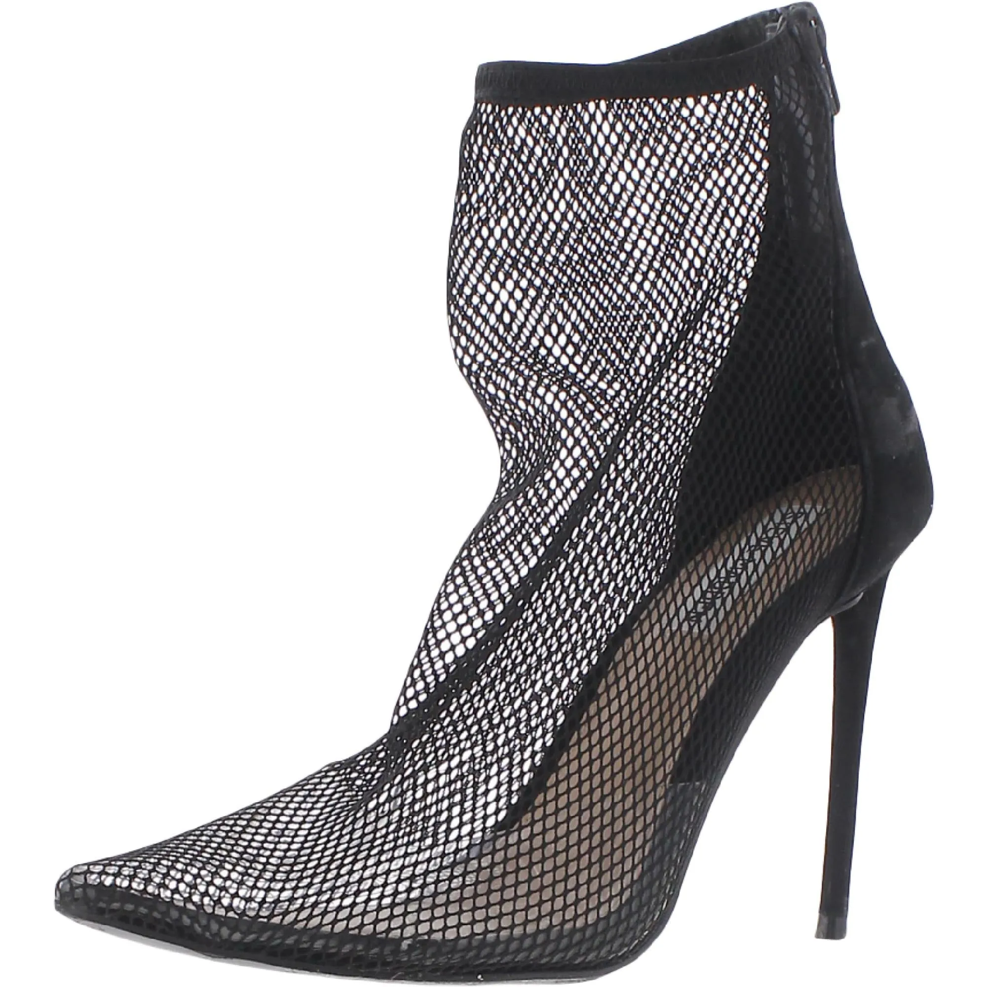 Vielo Womens Fishnet Ankle Boot Booties
