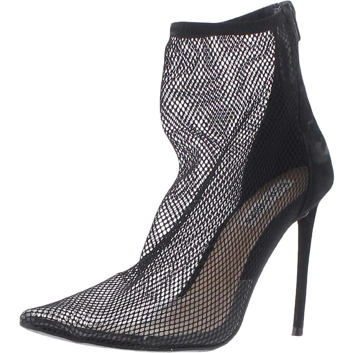 Vielo Womens Fishnet Ankle Boot Booties