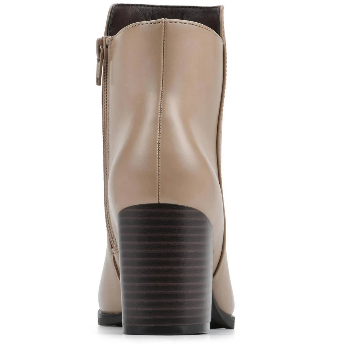 Vogued Womens Faux Leather Ankle Booties