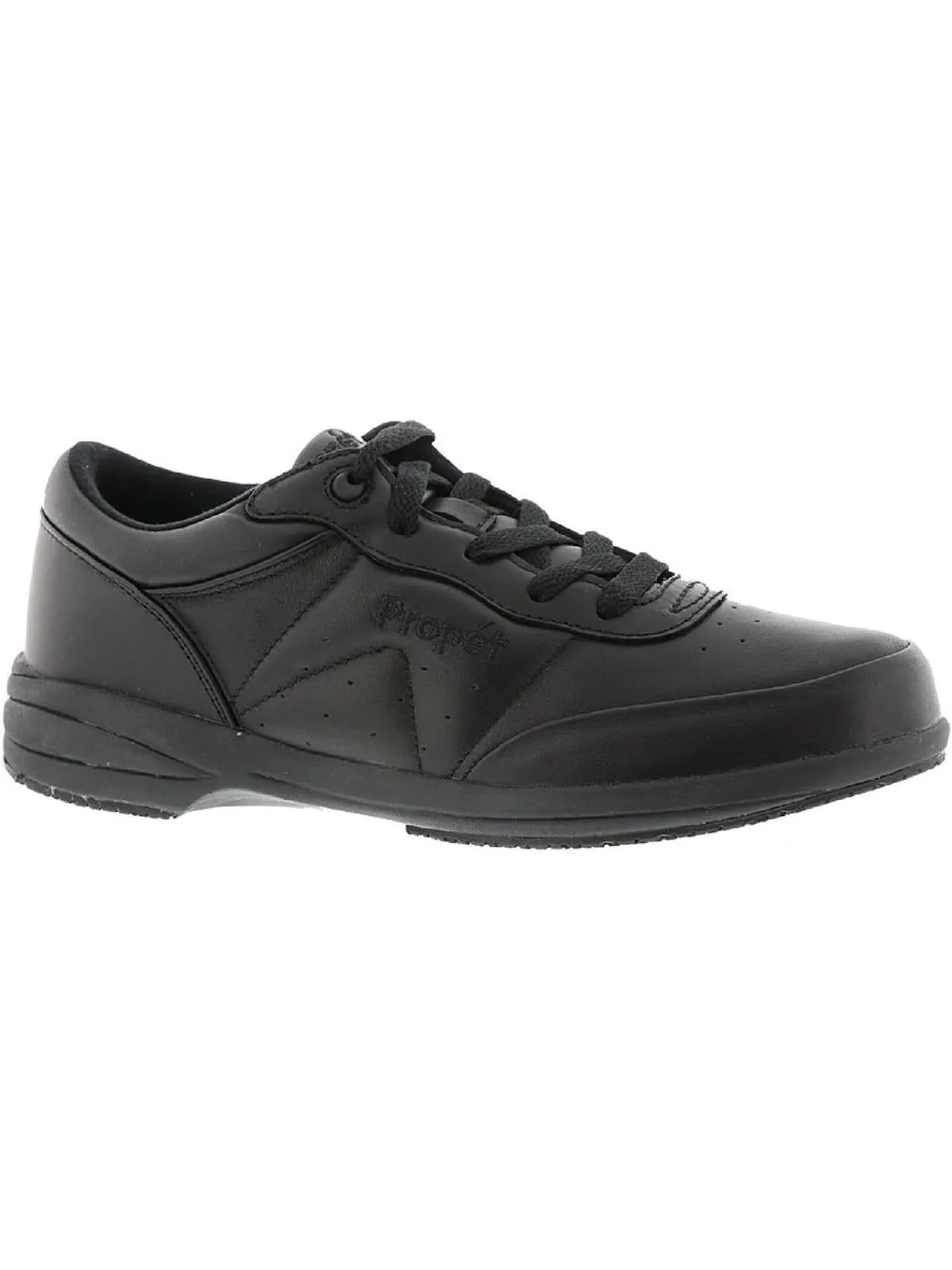 Washable Walker Womens Leather Lace Up Walking Shoes
