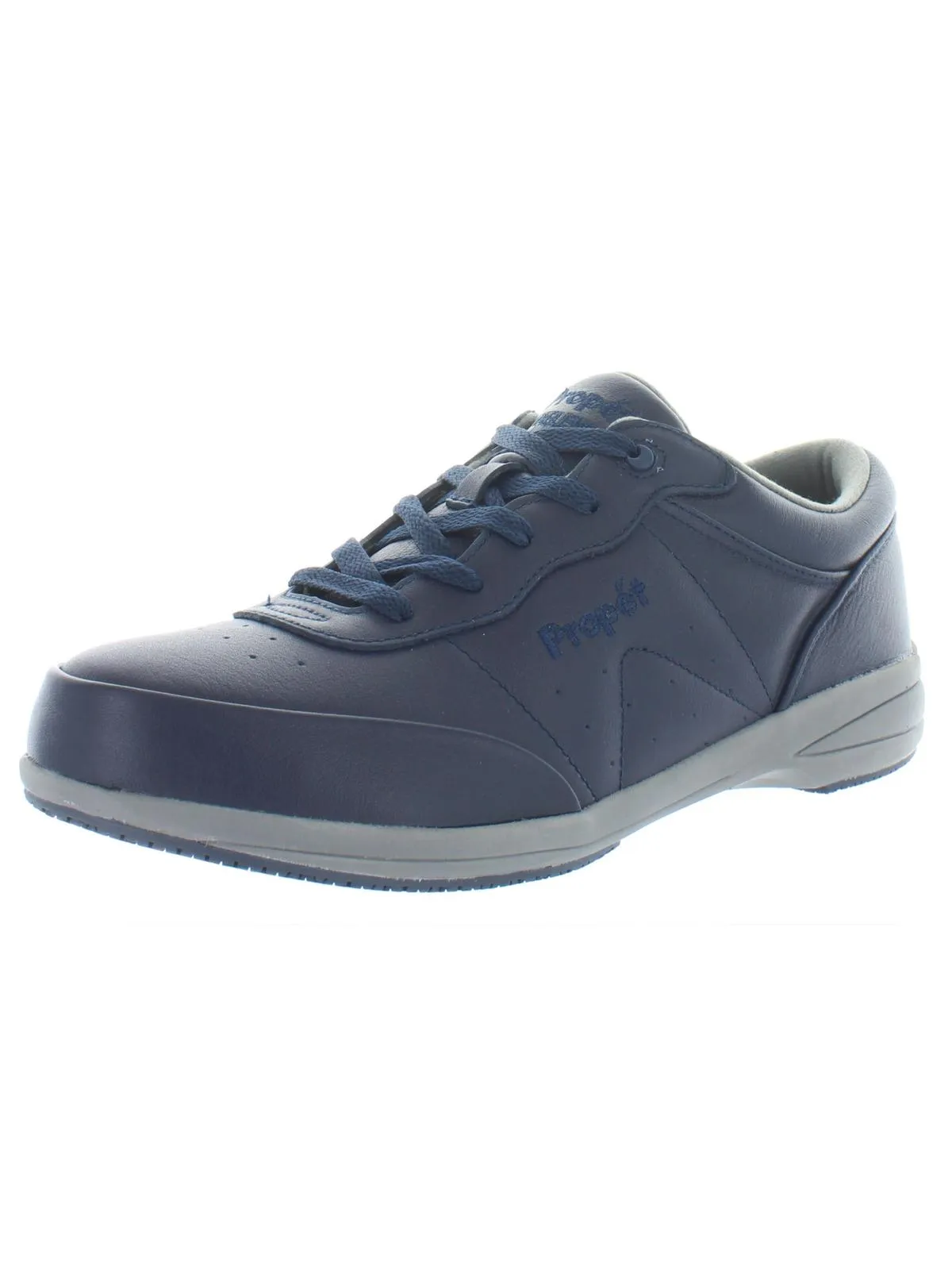 Washable Walker Womens Leather Lace Up Walking Shoes