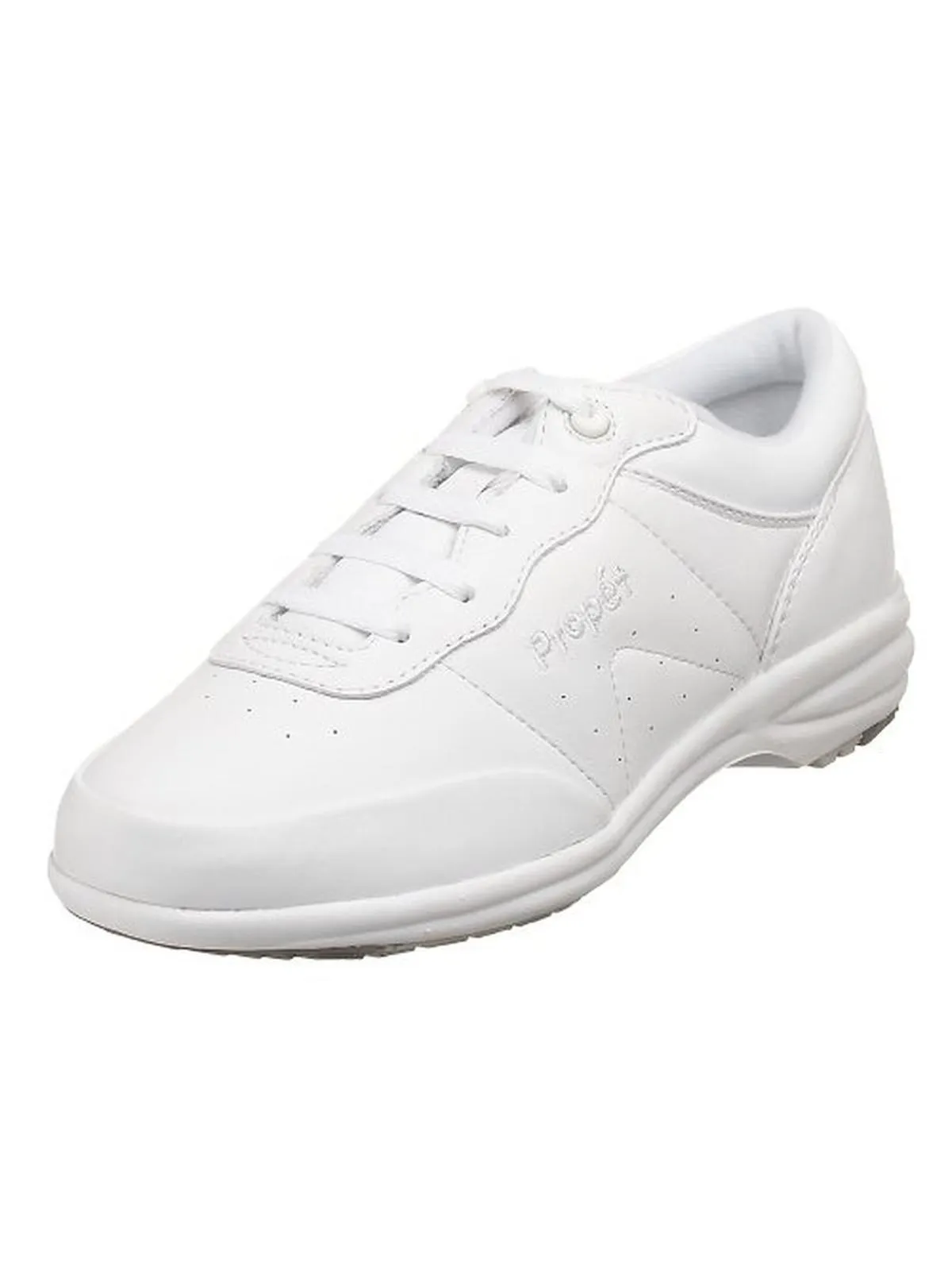 Washable Walker Womens Leather Lace Up Walking Shoes