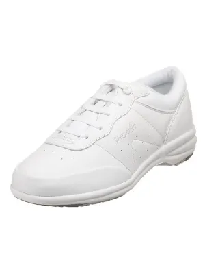Washable Walker Womens Leather Lace Up Walking Shoes