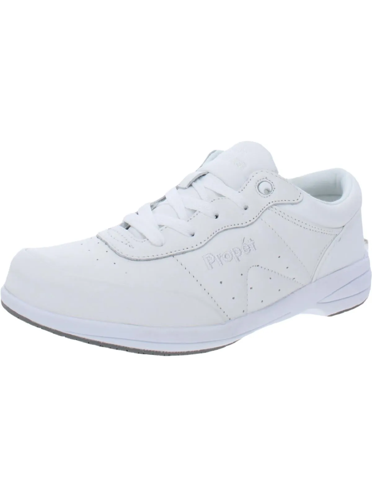 Washable Walker Womens Leather Lace Up Walking Shoes