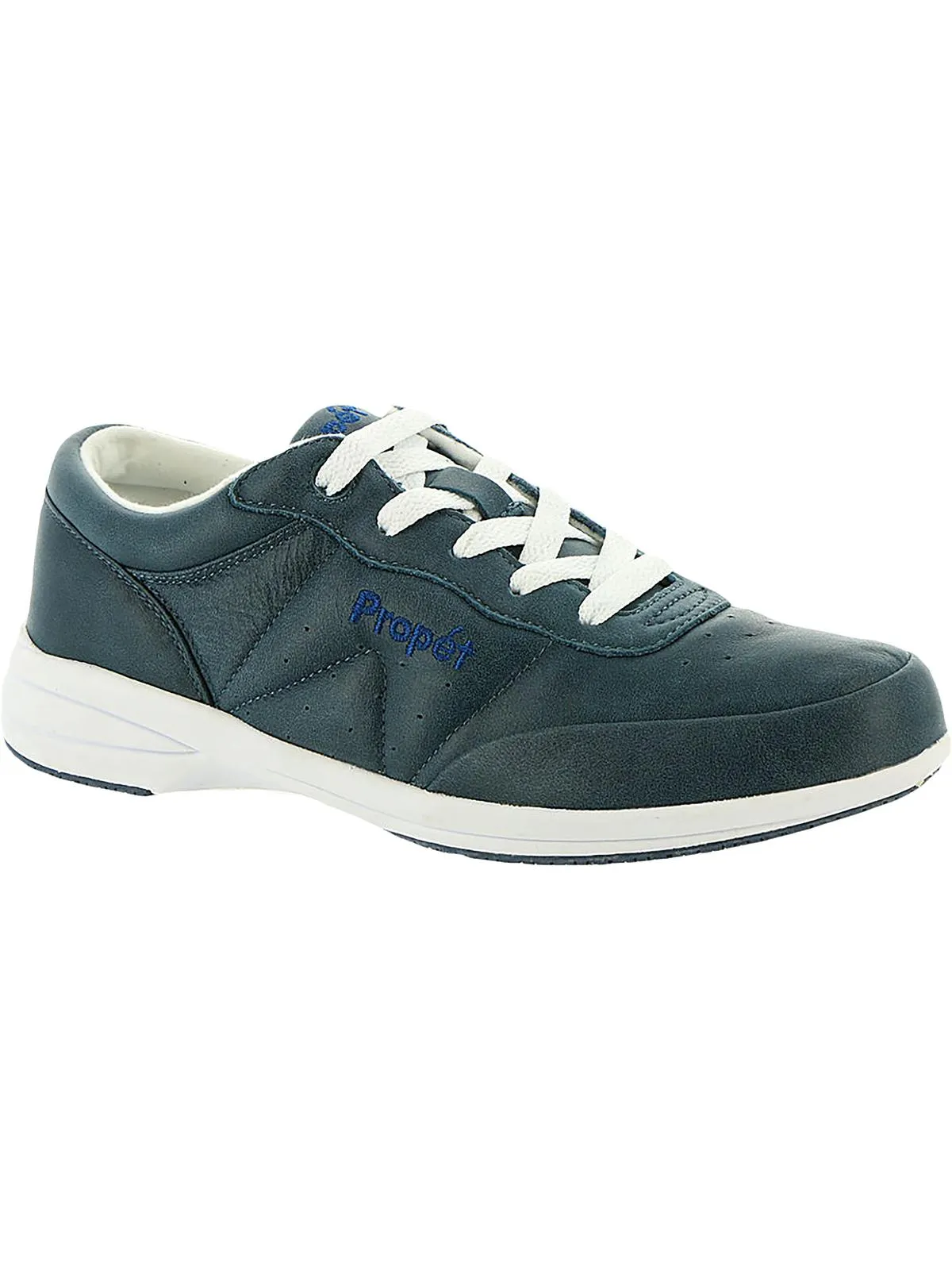 Washable Walker Womens Leather Lace Up Walking Shoes