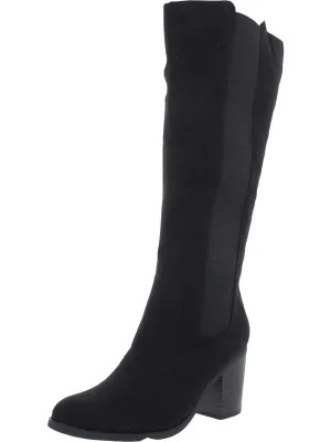 Willetta  Womens Zipper Pull On Knee-High Boots
