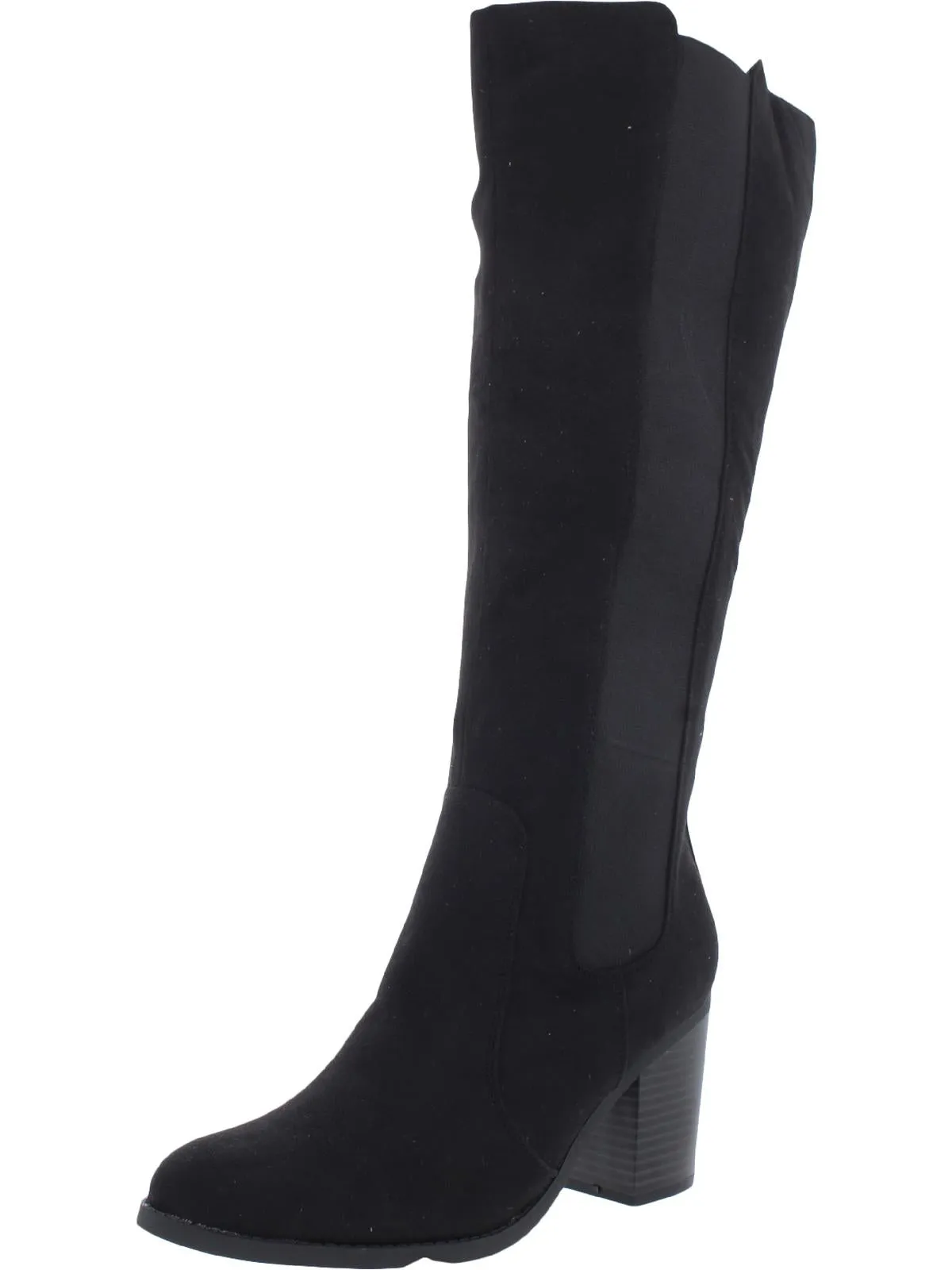 Willetta  Womens Zipper Pull On Knee-High Boots