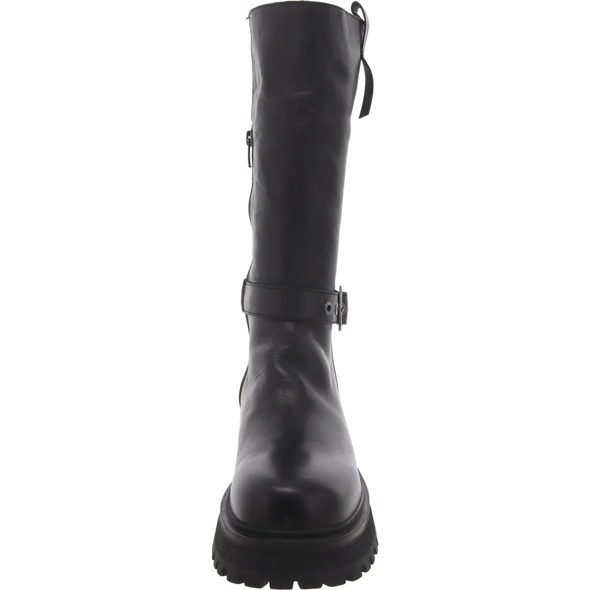 Willow Womens Leather Solid Knee-High Boots