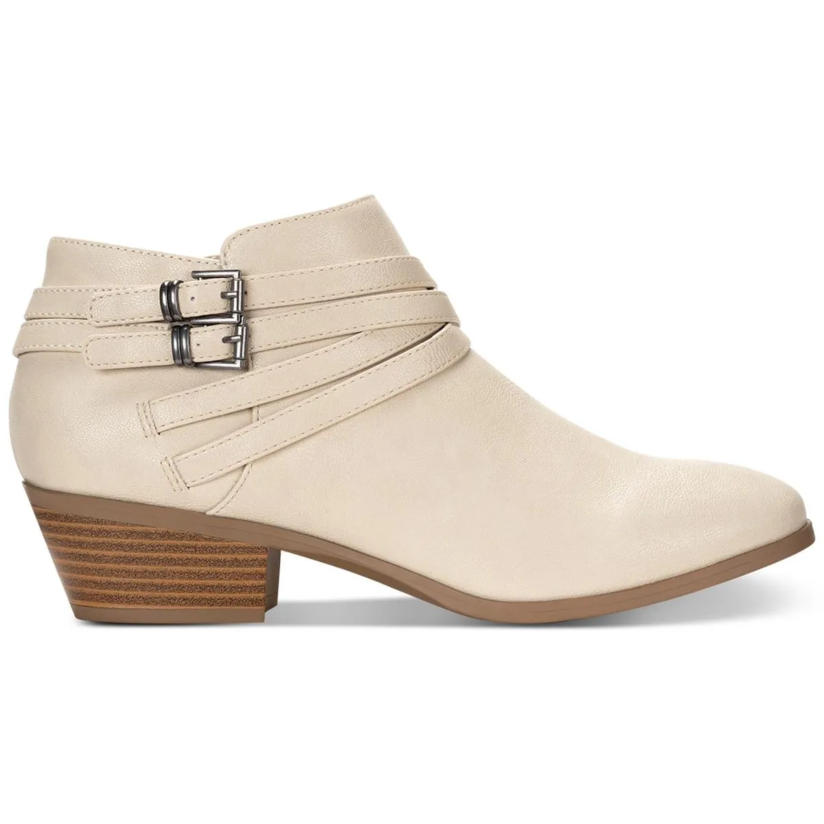 Willow Womens Microfiber Block Heel Ankle Boots