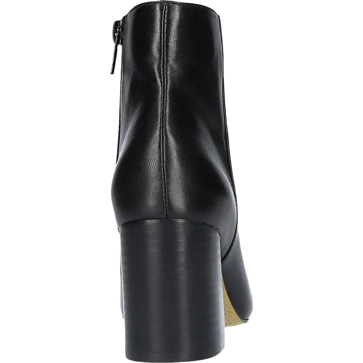 Wilma Womens Leather Square Toe Ankle Boots