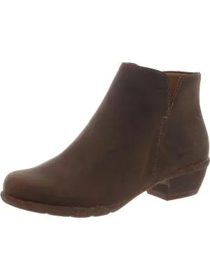 Wilrose Frost Womens Leather Zip Up Ankle Boots