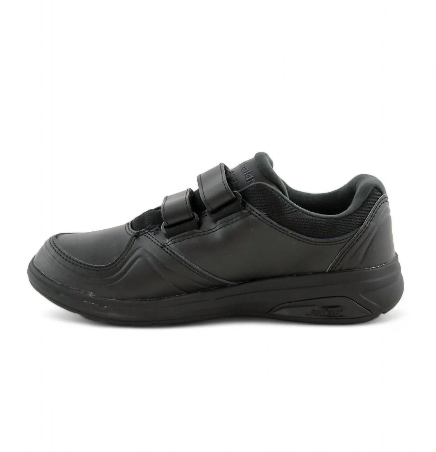 Women's 813 Velcro Walker Shoes - Wide Width In Black