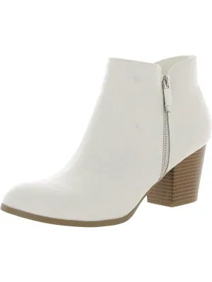 Womens Ankle Almond Toe Ankle Boots