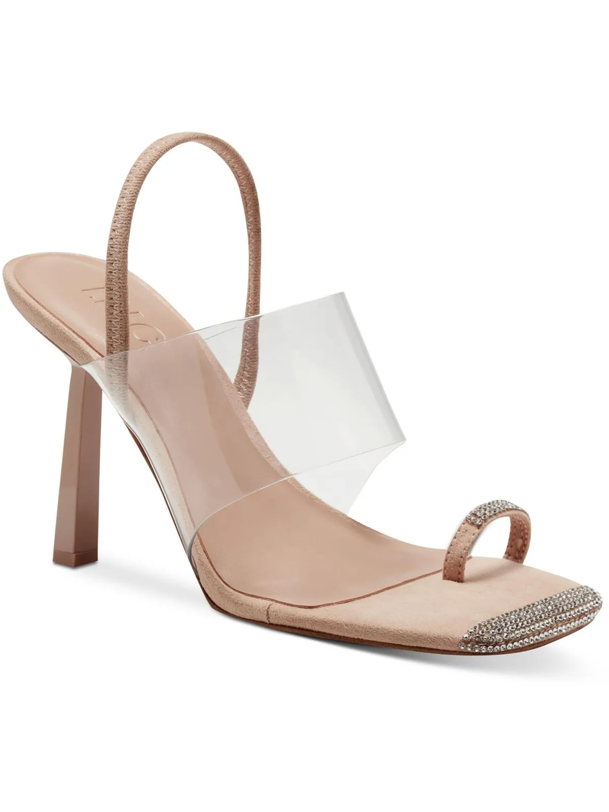 Womens Ankle Strap Rhinestone Heels