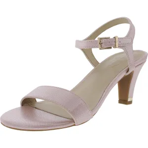 Womens Buckle Manmade Ankle Strap
