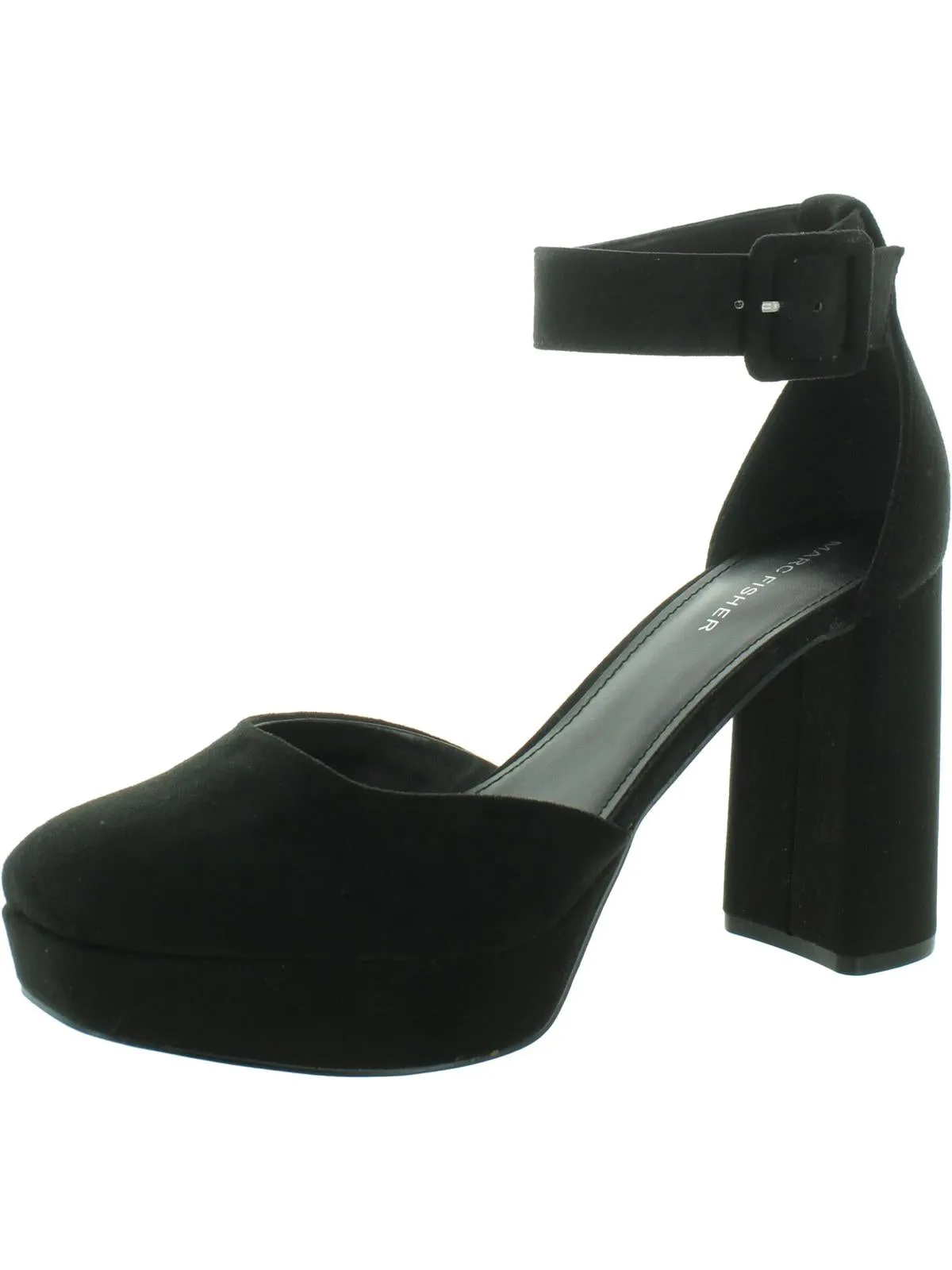 Womens Comfort Insole Manmade Ankle Strap