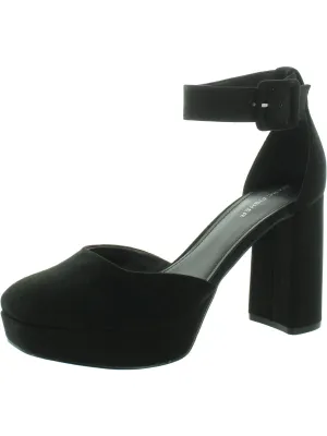Womens Comfort Insole Manmade Ankle Strap