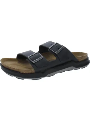 Womens Cushioned Footbed Slide Sandals