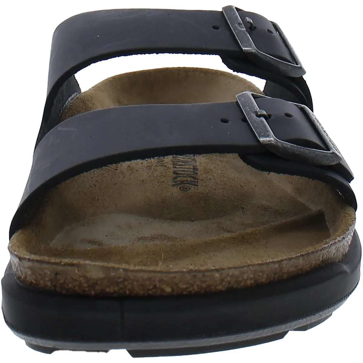 Womens Cushioned Footbed Slide Sandals