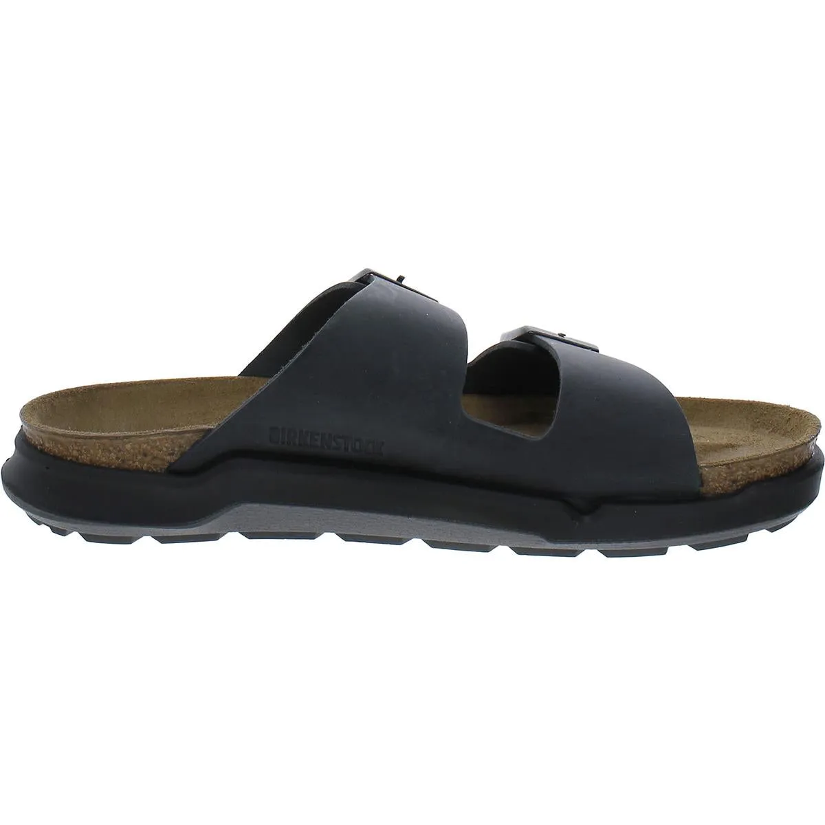 Womens Cushioned Footbed Slide Sandals
