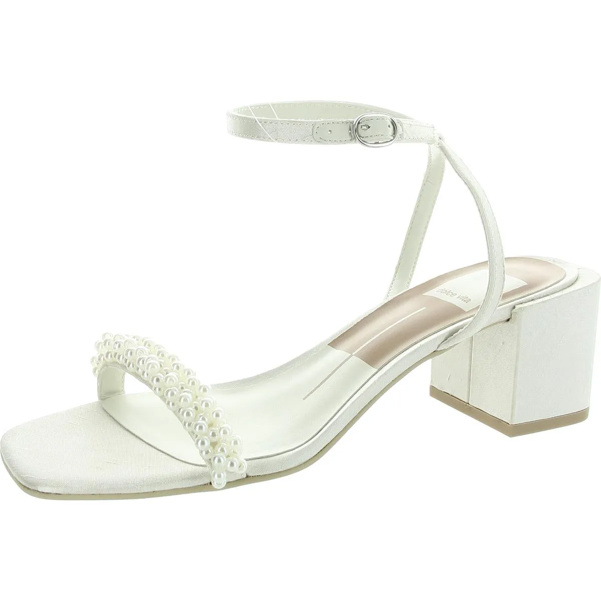 Womens Embellished Ankle Strap