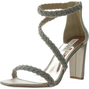 Womens Embellished Ankle Strap