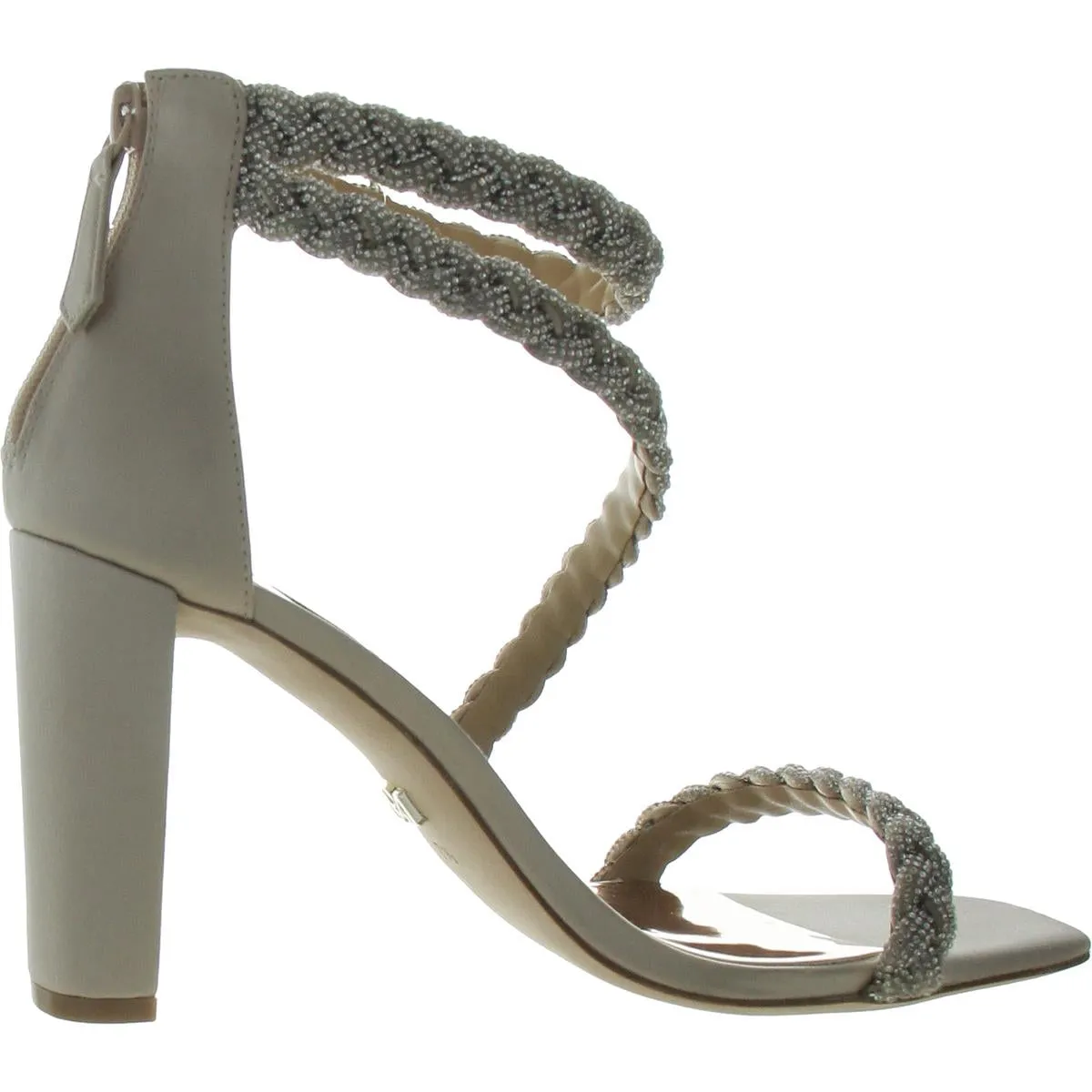 Womens Embellished Ankle Strap