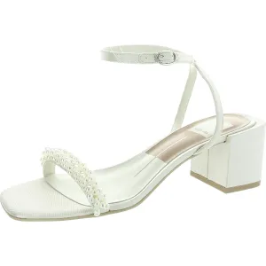 Womens Embellished Ankle Strap
