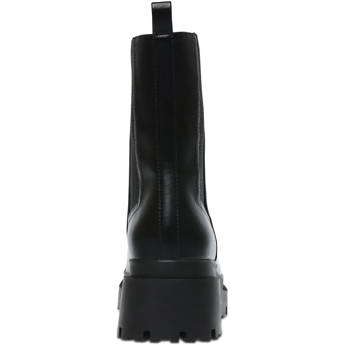 Womens Faux Leather Ankle Chelsea Boots