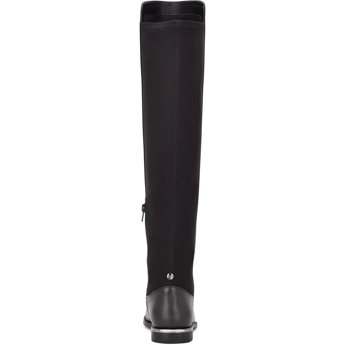 Womens Faux Leather Embossed Over-The-Knee Boots